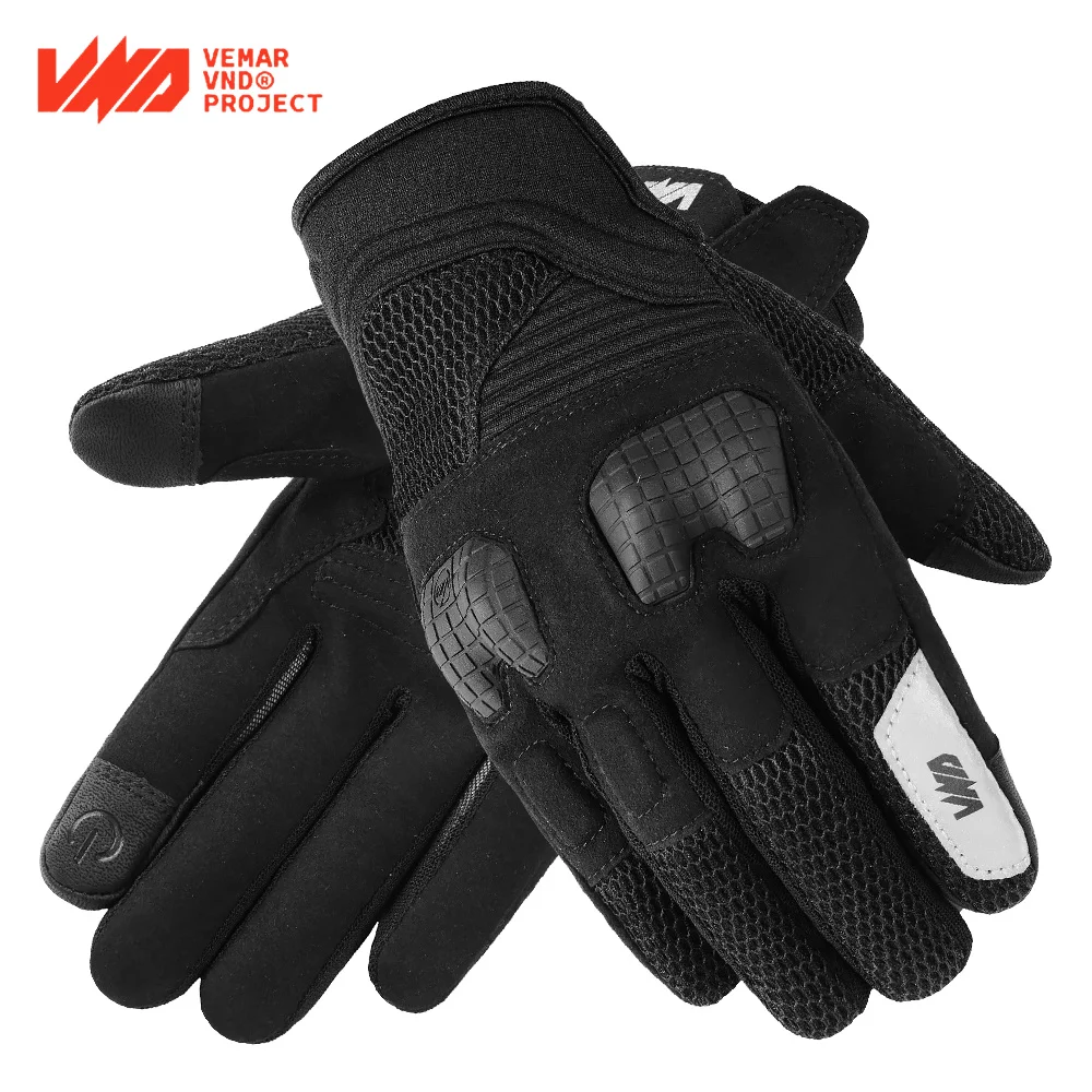  Wsnld Guantes de motocicleta de dedo completo para niños y  niñas de verano de invierno moto motocross de cuero moto niño Racing guante  : Automotriz