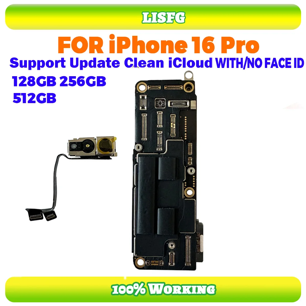 Fully Tested Authentic Mainboard For iPhone 16 Pro Max Motherboard
