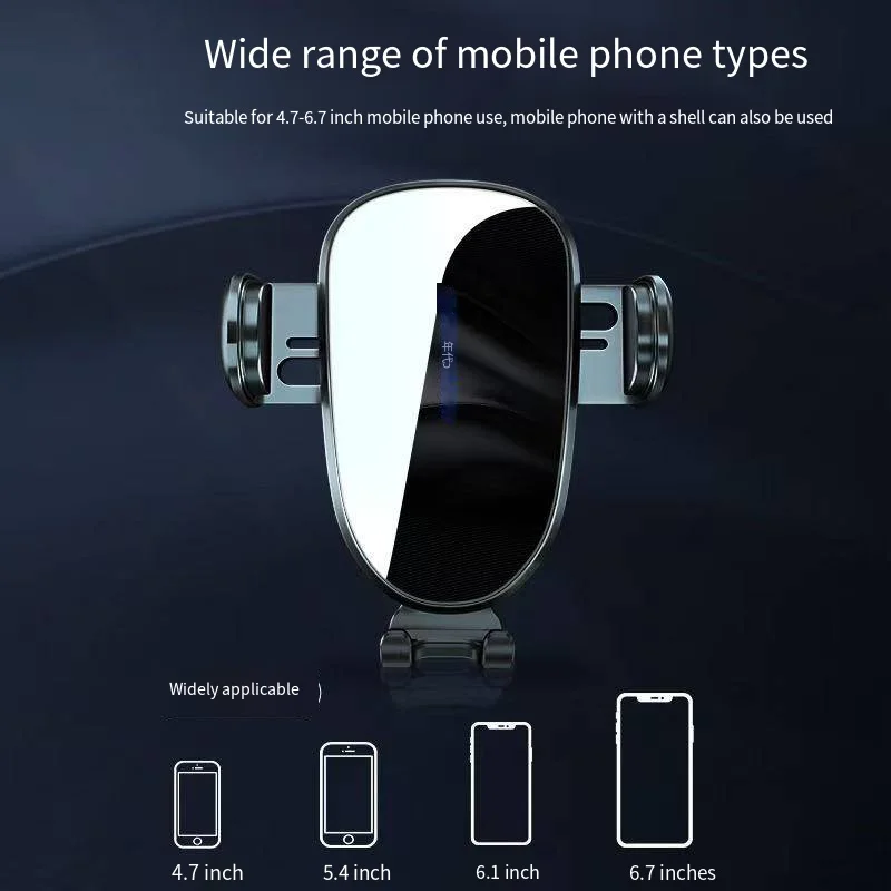For Toyota RAV4 XA50-Car Phone Holder 8/10.1 inch Screen Panel Fixed Base Fast Wireless Charging Phone Mount Car