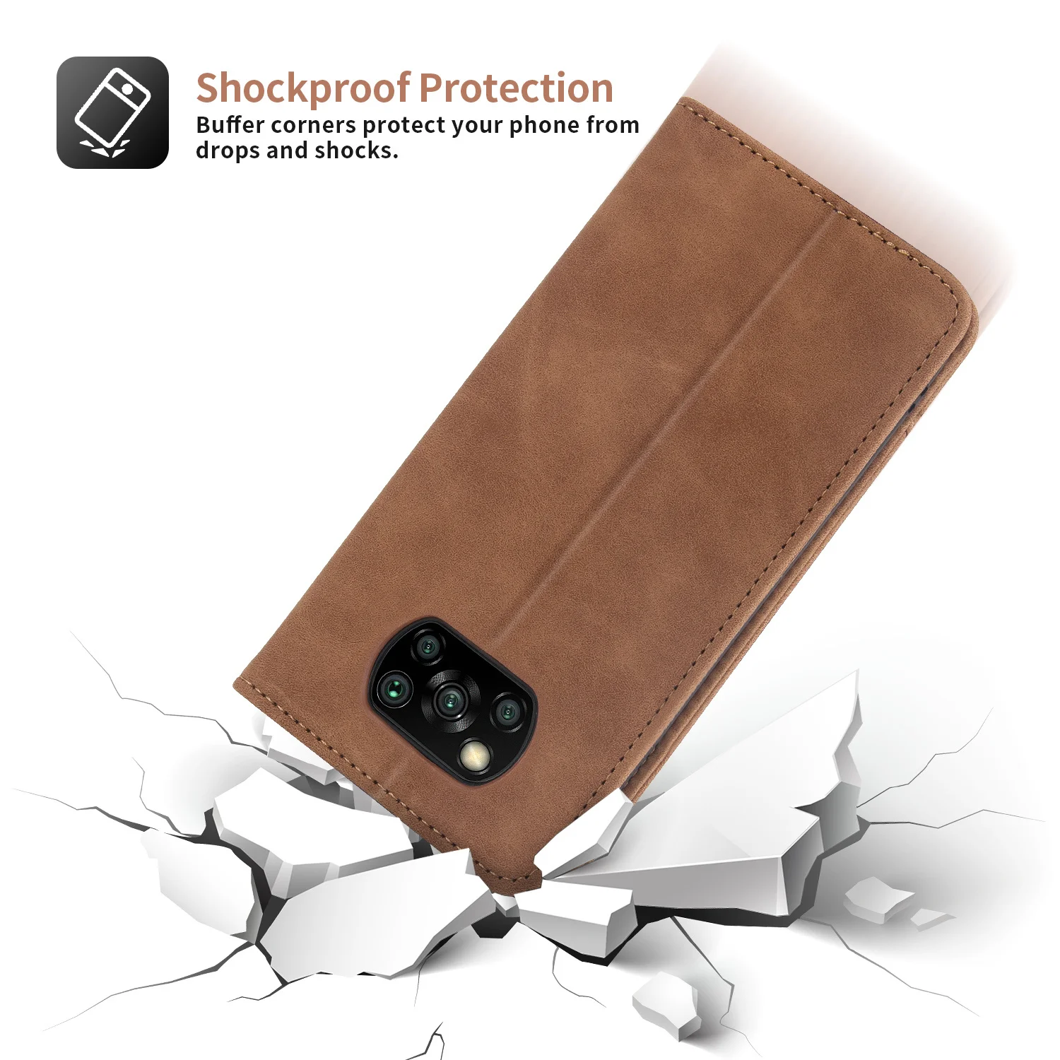 Leather Phone Case Leather Wallet Case Leather Case Phone Case Flip Leather Case For Xiaomi Poco X5 Pro X3 GT X4 M4 Pro F4 F3 M3 C40 M5S Mi 13 12T 10T 11 12 11T Lite 5G Magnet Wallet Cover
