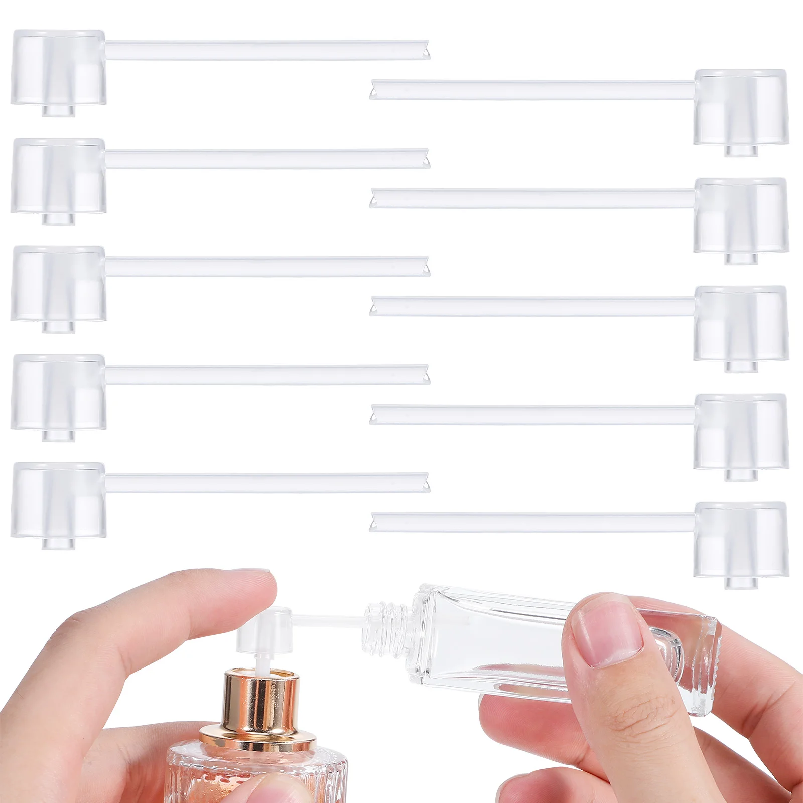 

40pcs Dispenser Pump Refillable Bottle Pump Filling Pump Transfer Tool