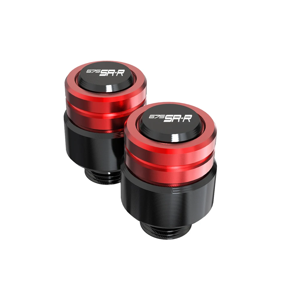 Motorcycle Rearview Mirror Plug and Tire Valve Stem Caps Cover