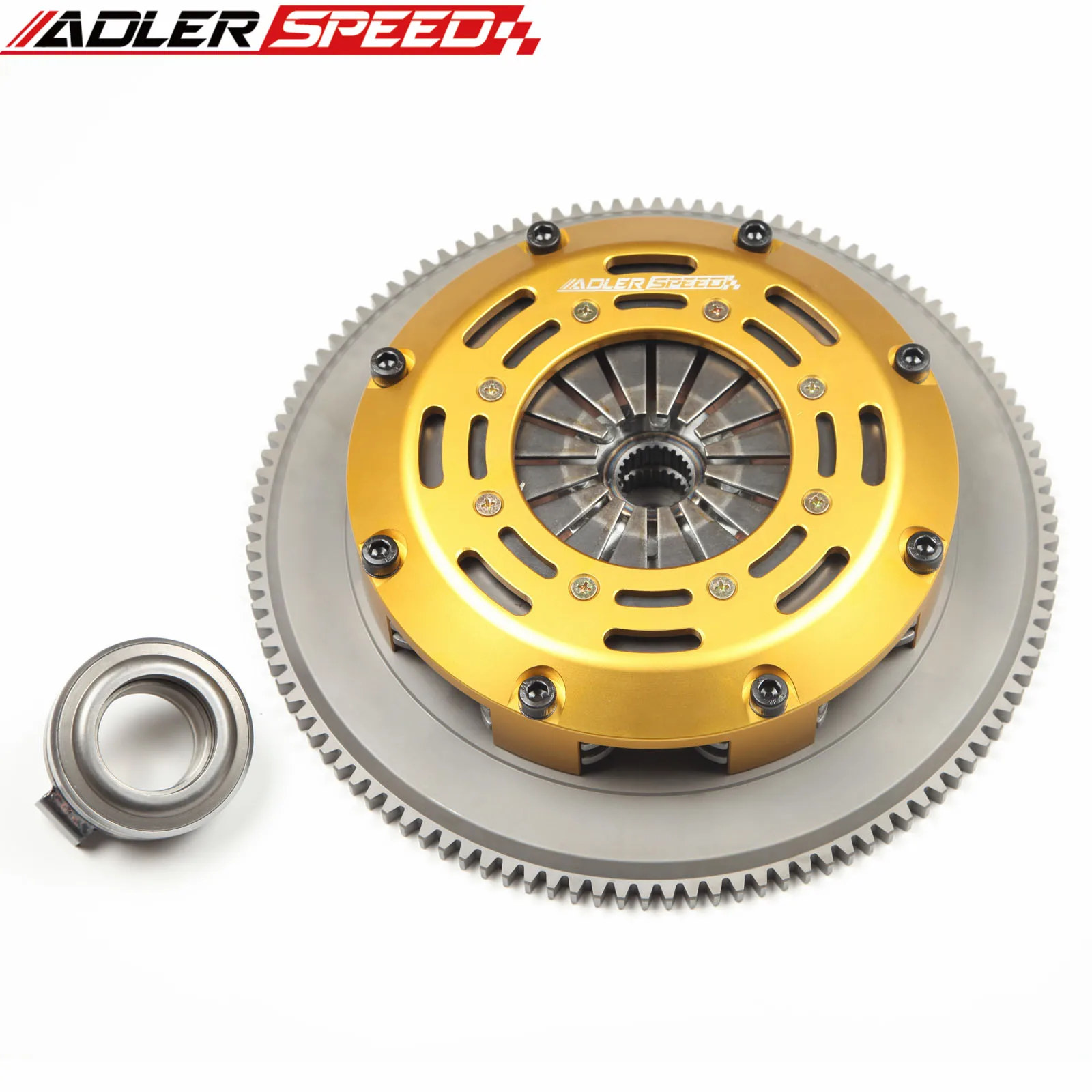 ADLERSPEED 8.5인치(215mm)/7.25인치(185mm) 레이싱 클러치 트윈 디스크 (혼다 어코드, 시빅 Si, K20, K24, 아큐라 RSX, TSX용) 중간/표준 무게
