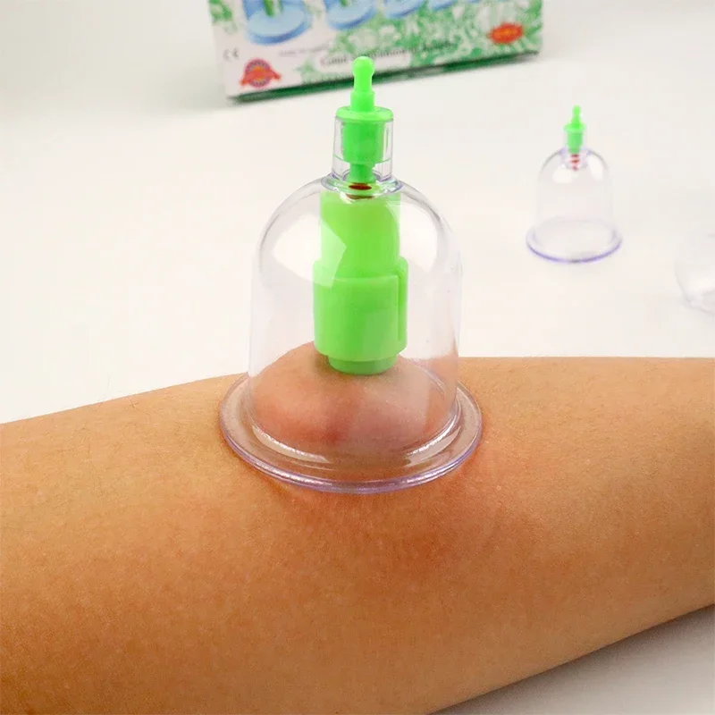 12/6 Pcs Jar Vacuum Cupping Cans Device for Massage Meridian Therapy Acupuncture Anti Cellulite Suction Cup Body Massage Cans 5