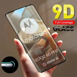 Ultra-Durable 9D Protective Glass Case with 9H Curved Screen Technology for Edge 60 Pro 5G (Black)