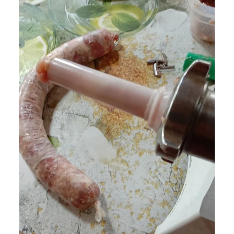 Nozzles for Sausage Casing Funnel Filler Tube Meat Grinders Sausages Casings For Sausage Maker Hot Dog Kitchen Machine
