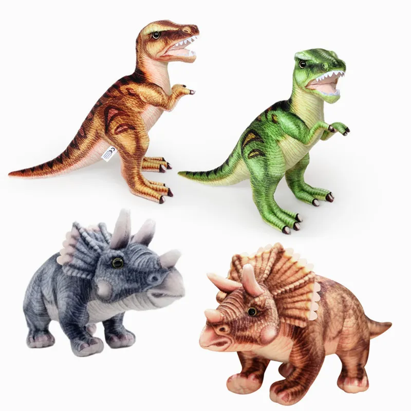 

32/38/46/54cm Simulation Tyrannosaurus Rex Plush Jurassic World Dinosaur Stuffed Toy Lifelike Gifts For Boys Room Decro