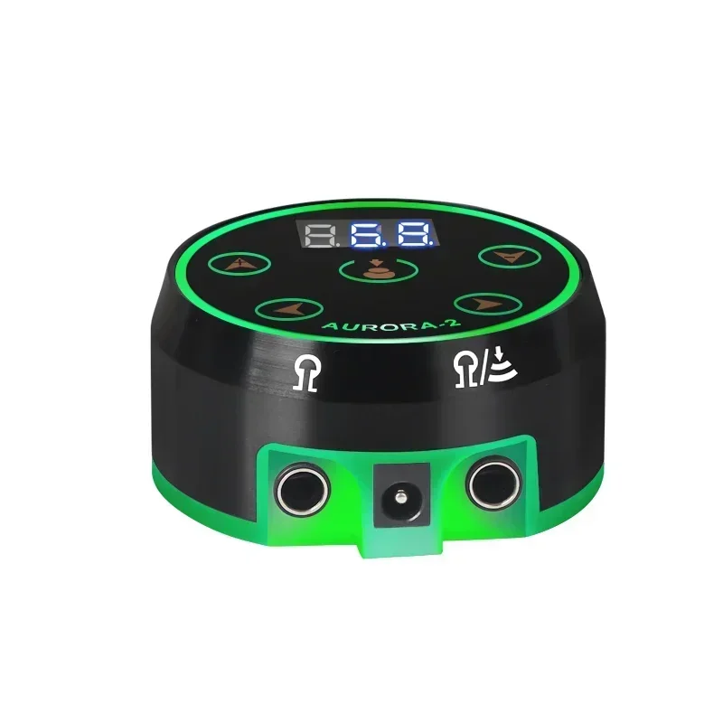 AURORA 2 Tattoo Power Supply Professional Digital LCD Power Supply Adaptor Cord tattoo power supply