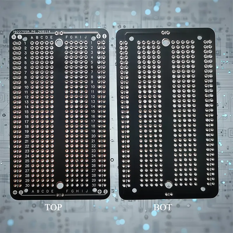 Double sided PCB board prototype kit DIY welding project electronics hobbyist learn welding practice pcb image 2