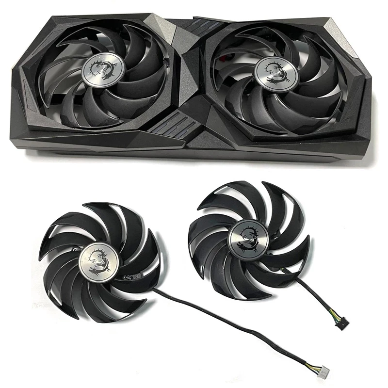 2 Pezzi 95Mm 44 Pin Rtx 360 Gpu Cooler Per Msi Radeon Rx 6700 Xt Gaming X Geforce Rtx 3060 Ti Gaming X Cooling