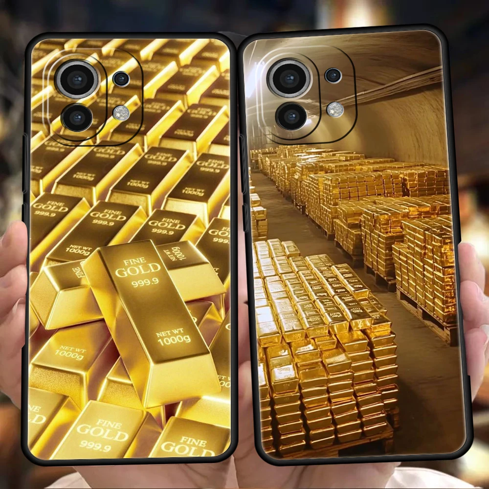 Gold Money Pattern Soft Phone Case Cover