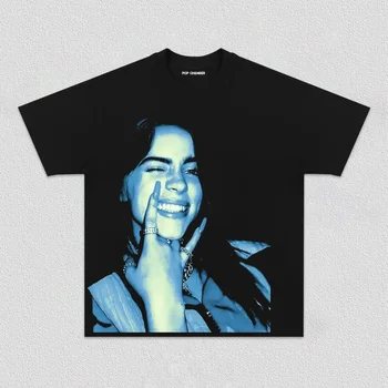 2026 Spring/Summer Billie Eilish Ocean Eyes T-Shirt Tee High-Quality Streetwear Soft Classic Y2K Style 1