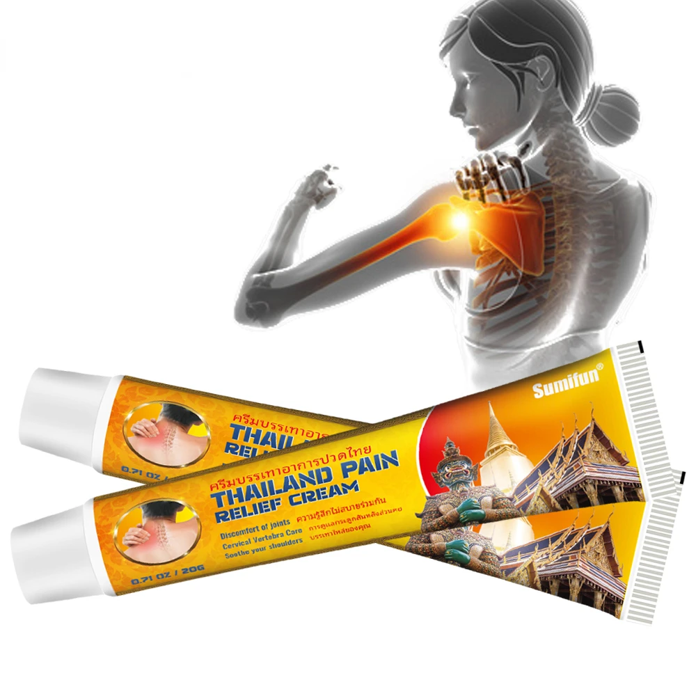 

Sumifun 20g Shoulder Joint Pain Cream Neck Pain Arthritis Ointment Relax Muscles Massage Cream Neuropathic Pain Back Ache