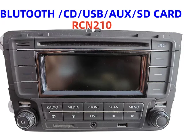 Autoradio RCN210 mit Bluetooth USB AUX CD MP3 für VW Passat B5 Golf 4 MK4  Polo