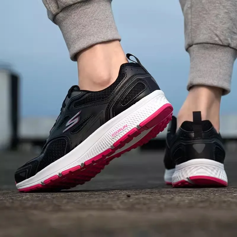 Skechers Women's sneakers Summer breathable mesh casual running shoes Lightweight cushioned jogging shoes