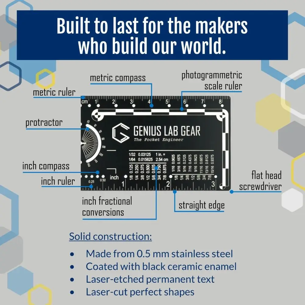 Gifts Alloy Pocket Engineer Scale Ruler Mini Engineering Student Tool Pocket Engineer Rulers Portable Machinist Rulers