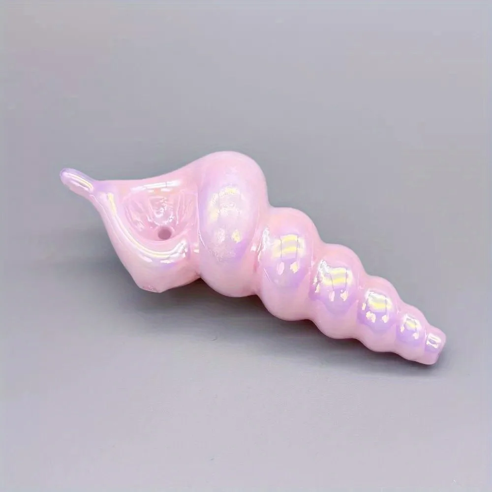 Handmade Glass Accessories, Seashell Design, Creative Curved Tube, Household Gadgets, Holiday Gift, Birthday Gift, Gift For Frie