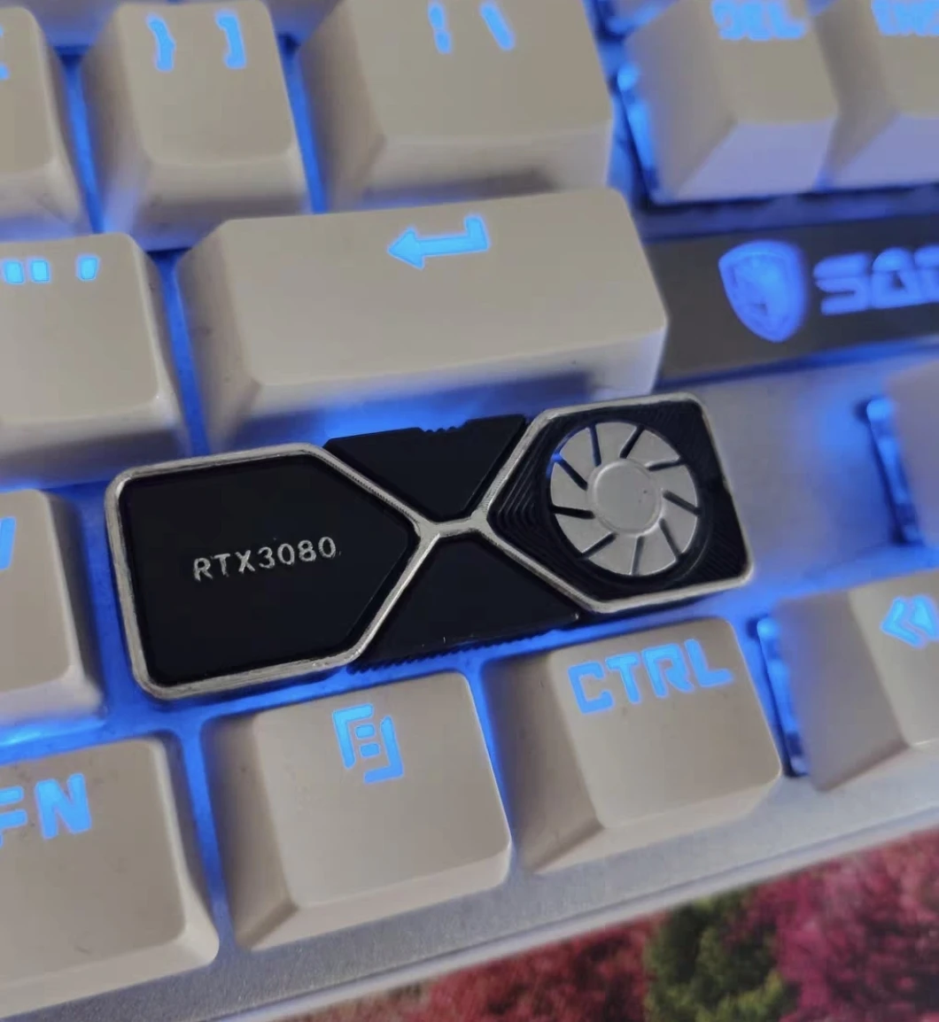 Direito Teclados Shift Resina para Cherry mx Cross Switch Placa Gráfica Teclado Mecânico Rtx 3080 Keycap 2.75u Spacbar Caps