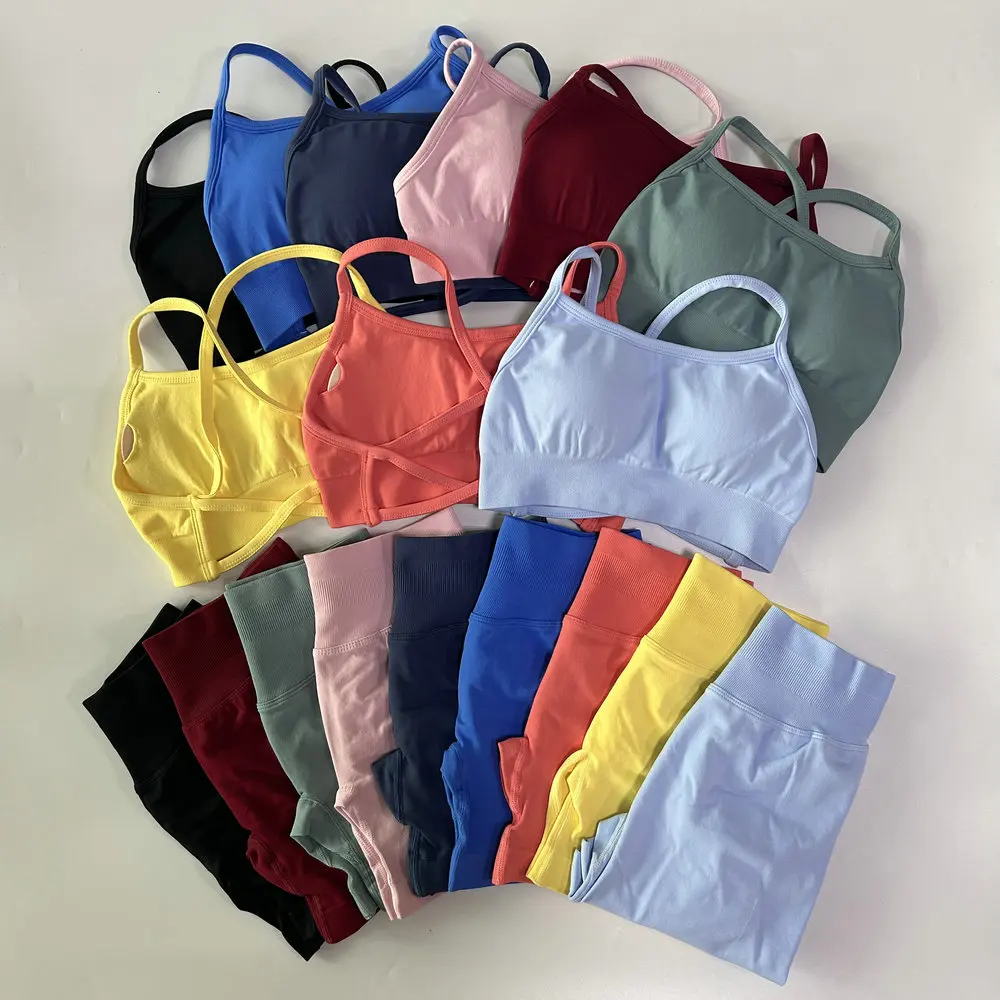 Bevinn Cross Strap Sport Bralette Aus Recyceltem Polyamid 3