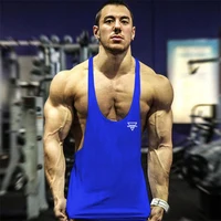 Débardeur de musculation pour hommes, vêtements de Fitness, chemise de gymnastique, gilet musculaire, entraînement en coton, nouvelle collection 2024 5
