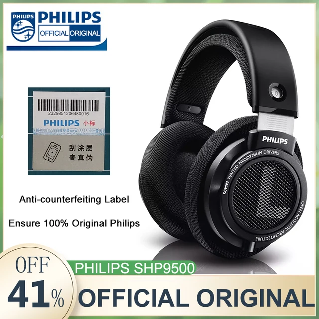 Philips SHP9500 Wired Headphones: Immerse Yourself in HiFi Stereo Music