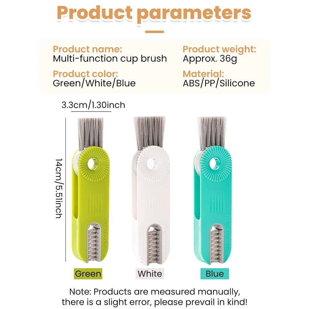 Wholesale DS2464 5 in 1 Multipurpose Cup Bottle Brush Bottle Gap Cleaner  Crevice Cleaning Brush for Baby Bottles Cleaning Brush From m.