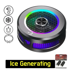 15W Ultra Chill Phone Cooler with Ice Generation Technology, Magnetic & Clip-on Design