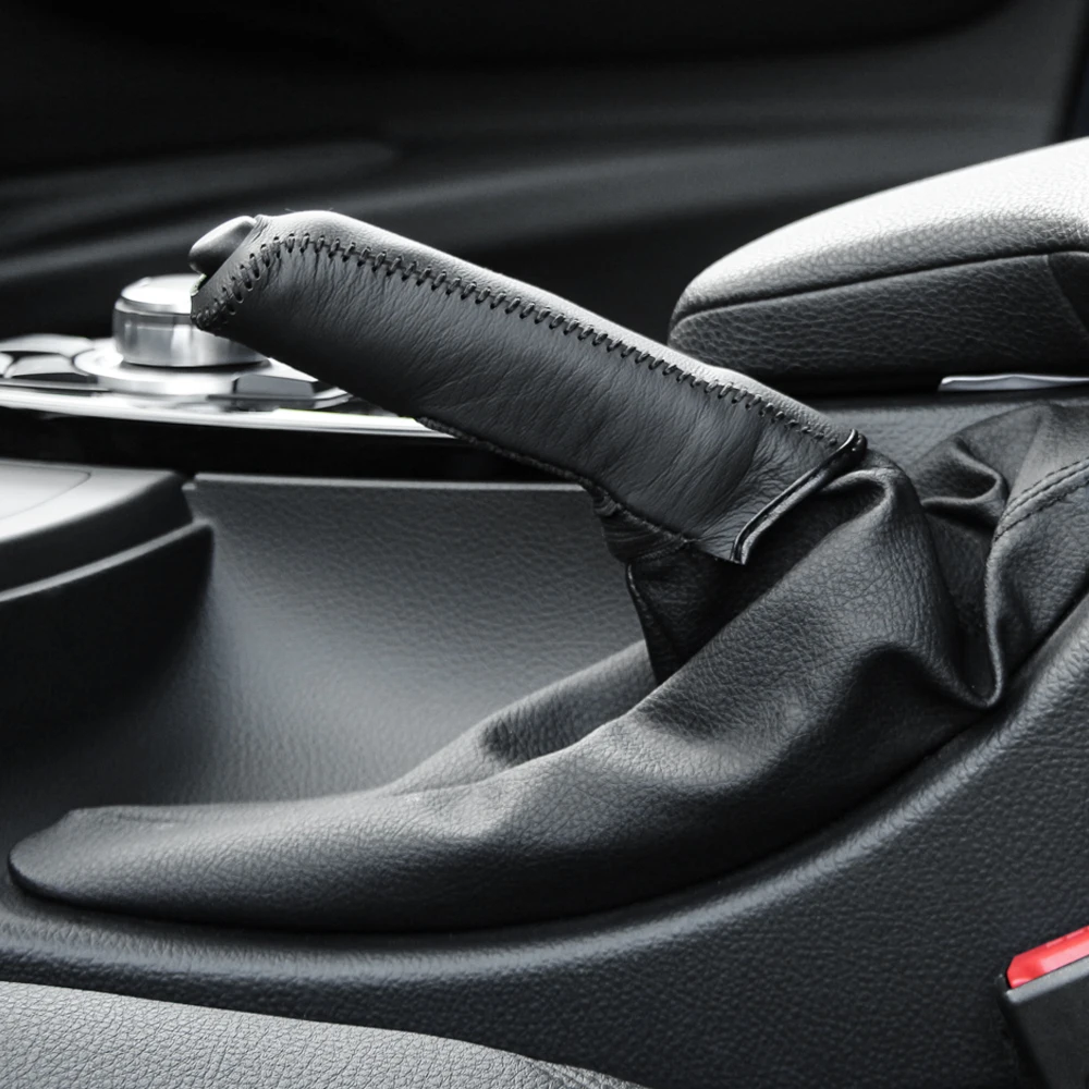 Leather Gears Handbrake Cover Auto Interior Accessories for OPEL Movano Astra J Tourer Astra F G H Zafira Tourer C