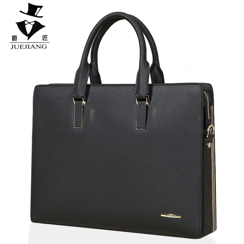 

Cowhide Handbag Men's Business Crossbody Casual Portable Briefcase Large Capacity Multi-Functional WaterproofSimpleModernFashion