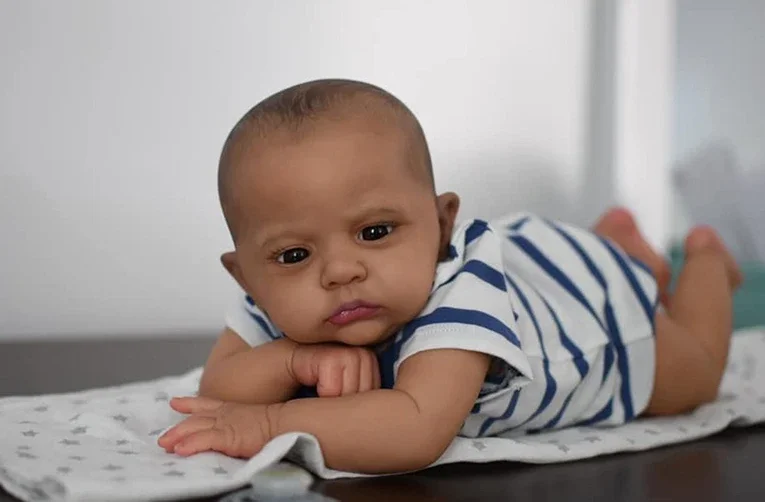 60cm Black Skin Reborn Dolls Cameron Awake Popular Doll Lifelike