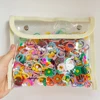 40/50/60Pcs/Lot Children Kids Hair Accessories Cartoon Elastic Hair Bands Baby Head Rope Small Animal Cute Girls Headdress 3