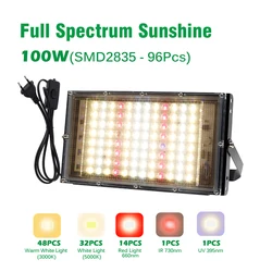 Enhanced Full Spectrum LED Grow Light (Sunlight 100W)