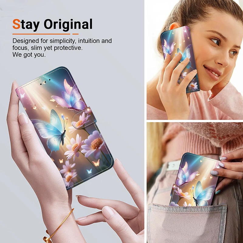 Deluxe Wallet Flip Leather Phone Case with Magnetic Card Slots