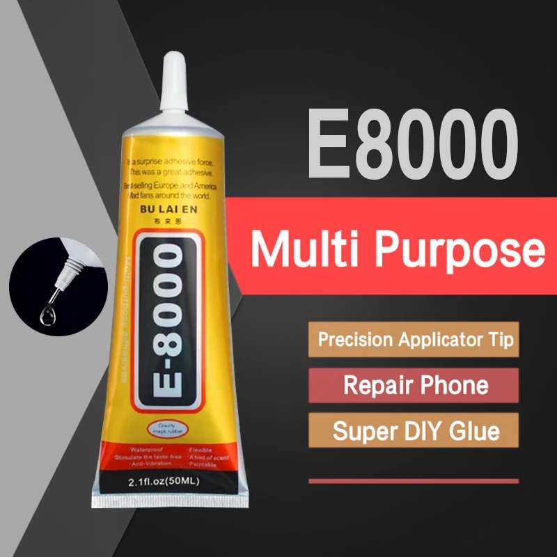 50ML 접착제 강한 접착제 강한 접착제 강한 강한 접착제 강한 접착제 E-8000 전화 뒷면 커버