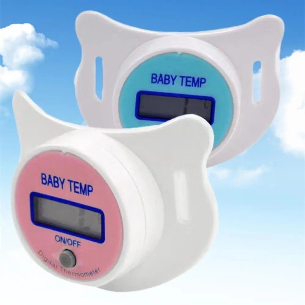 Baby Soother Digital Display Baby Thermometer Cartoon Electronic Thermometer with Celsius Display 1Pcs