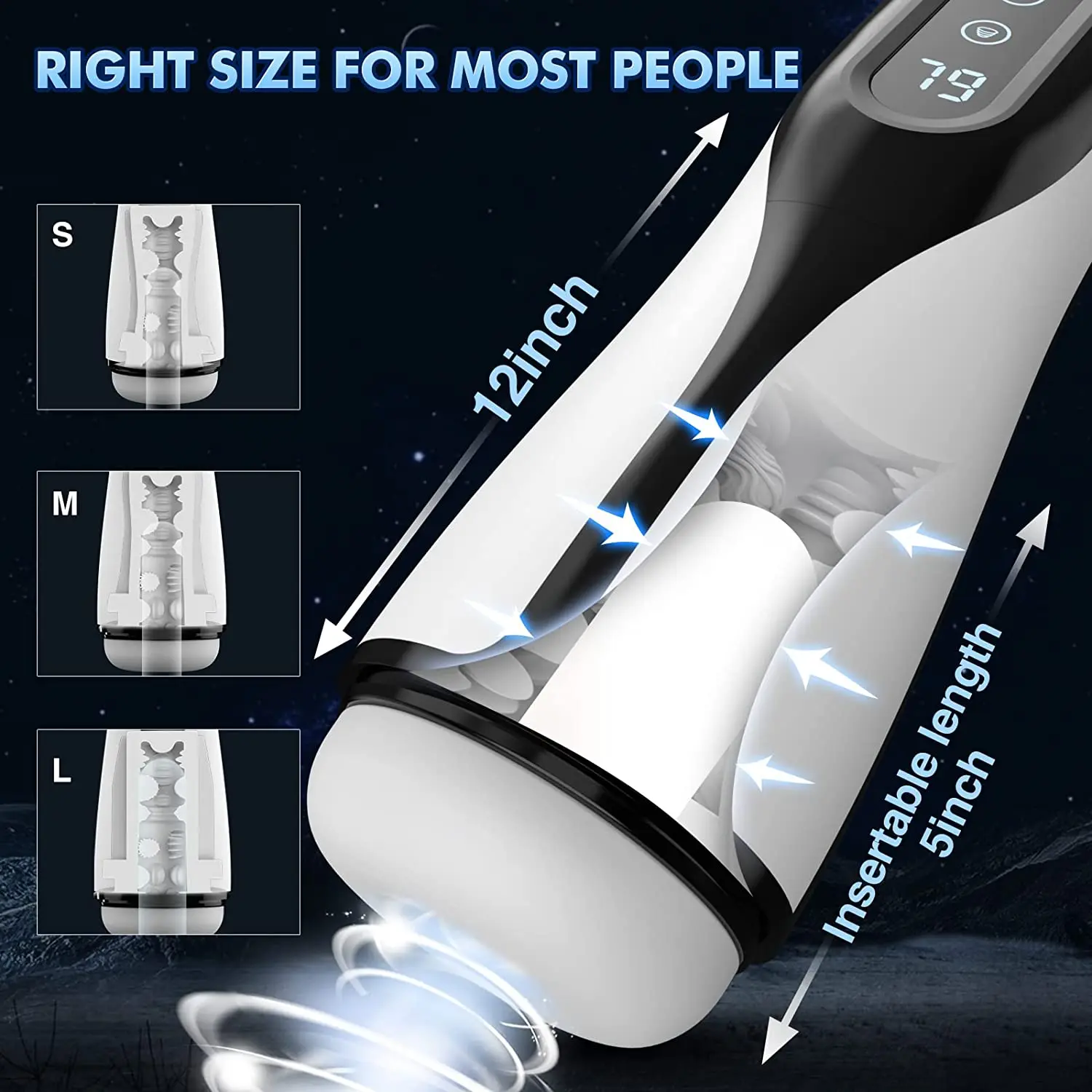 vibrating panties pornhub Hyper Suction Blowjob Cup With Heated Mouth main image 1
