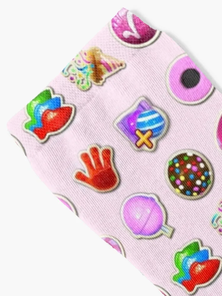Booster Stash Candy Crush Socks Fun socks hockey Socks Men Women's
