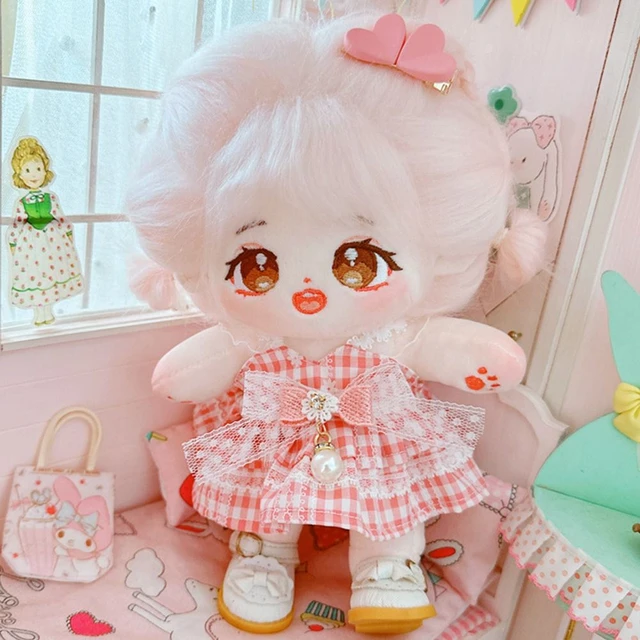 Boneca Roupas de Bebê Kawaii Verão Imprimir Vestido + Headband