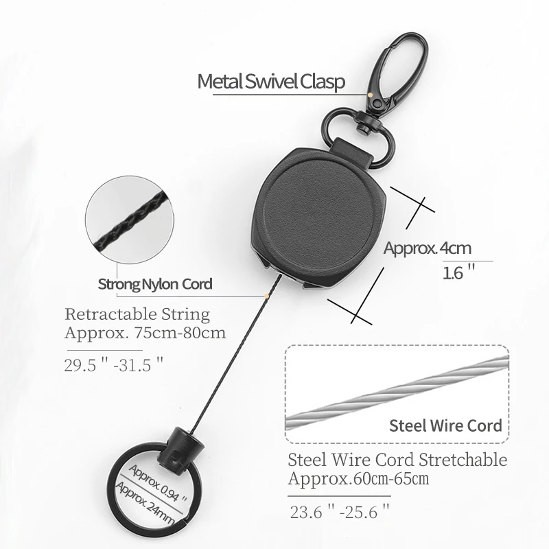 Retractable ID Badge Holder - Retractable ID Badge Holder With - View #9