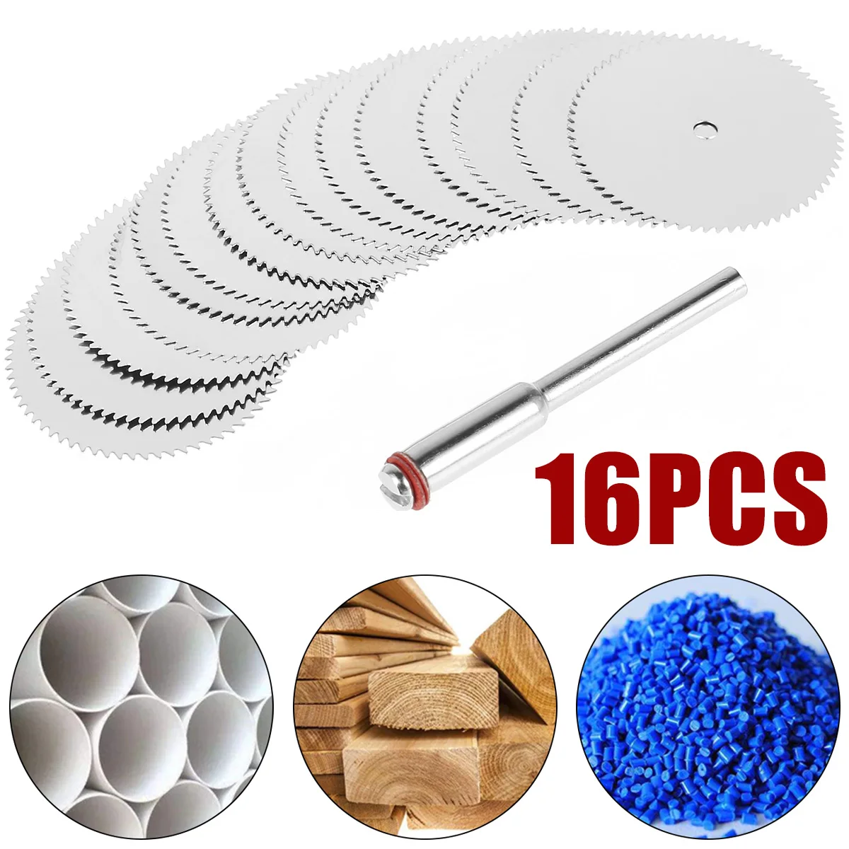 15Pcs Circular Saw Blade 22mm Cutting Wheel Disc Sharp Stainless Steel Cut Off Disc Fast Cutting Tool Rotary Tool Accessories circular saw blade