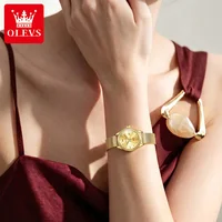 OLEVS 5692 Montres pour femmes, montre à quartz avec date automatique, montre-bracelet de luxe, étanche, élégante, montre de soirée pour femmes, NOUVEAU 2026 4