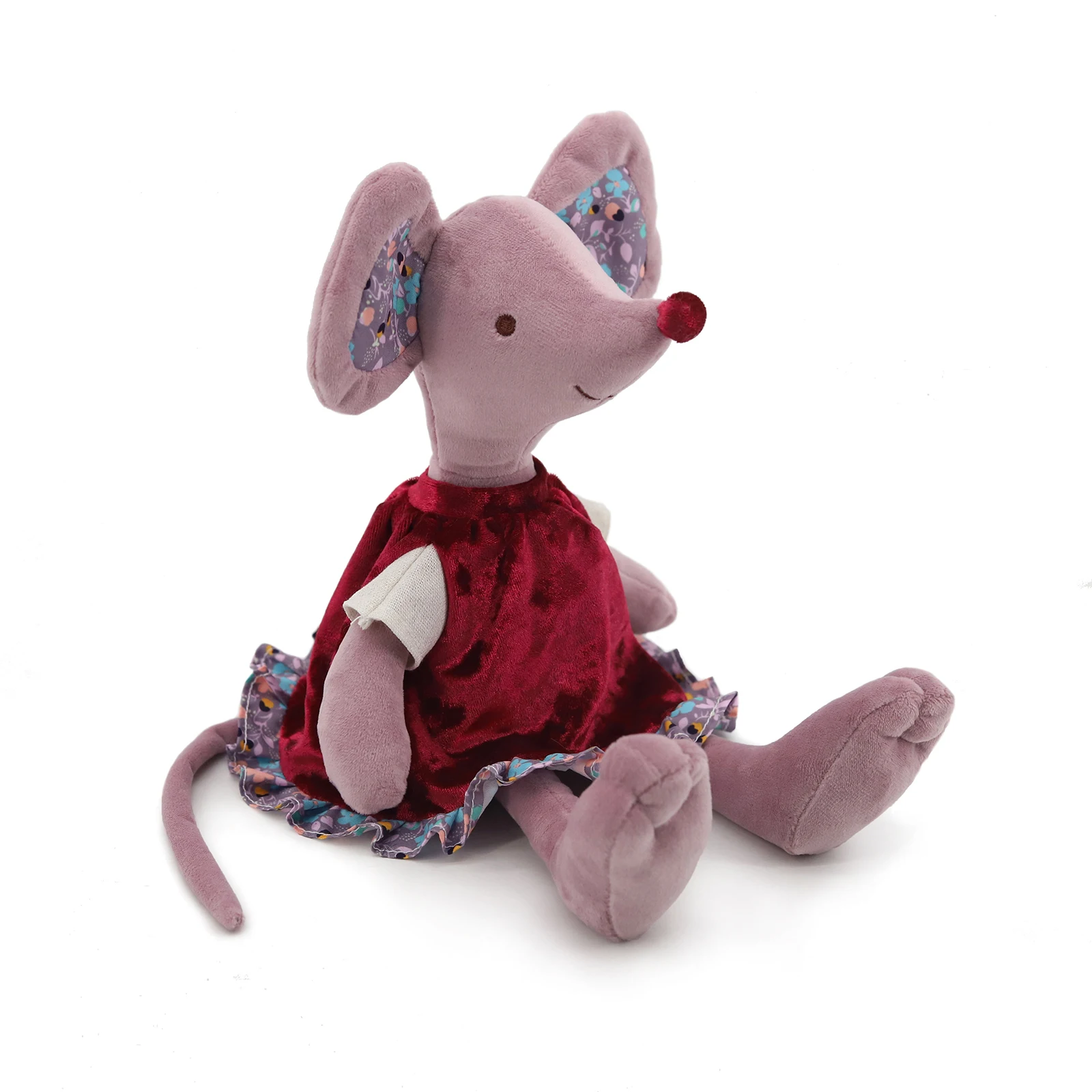 Stuffed Animal Mouse Dolls With Skirt Home Decoration Plush Mouse Toy for Children Spleeping Mate Room Ornament - 2
