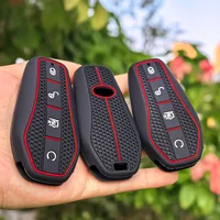 Silicone Car Remote Key Cover Holder Chain Key Case for BYD Atto 3 Han EV Dolphin Song PRO Max Tang DM Yuan Dolphin E2 Qin PLUS 3