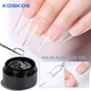 KOSKOE 4Pcs Clear Non Stick Hand Solid Nail Tips Glue Nail Art Extension Tips Glue No-Flowing Modelling Stick Tips Glue 2