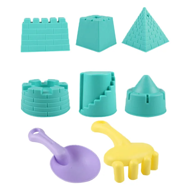 Sand Beach S Kidsset Scoop Dinosaur Castle Sandbox Play Mold Kit Tool Recognition Playing Building Birthday Outdoor 1