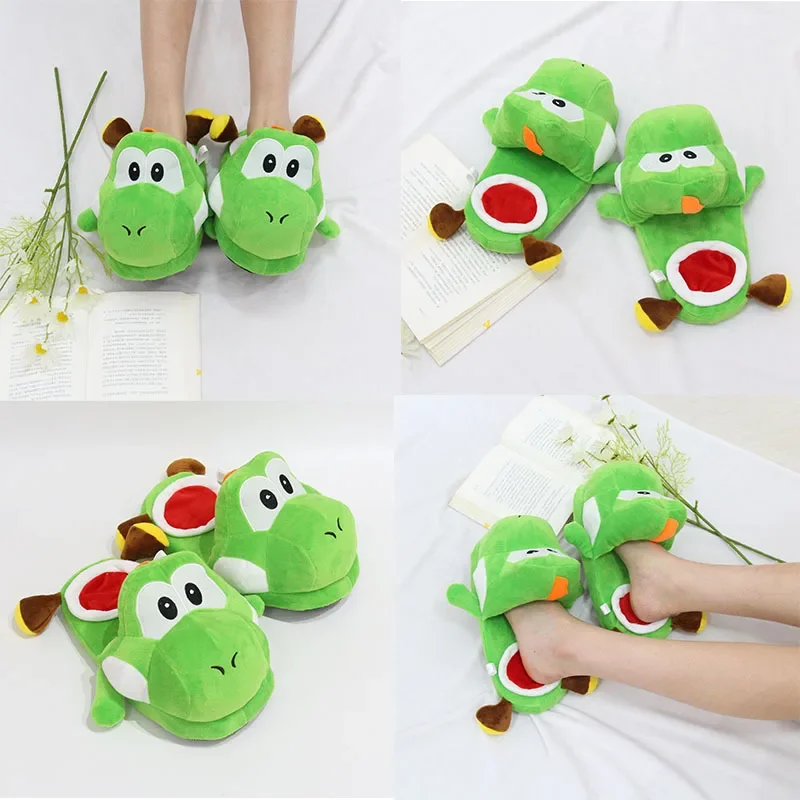 Zapatillas de invierno de Super Mario Bros Yoshi para mujer y