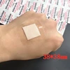 100pcs/set PU Waterproof Band Aid Square Shaped Wound Plaster Transparent Skin Patches for First Aid  Strips Bandages 2