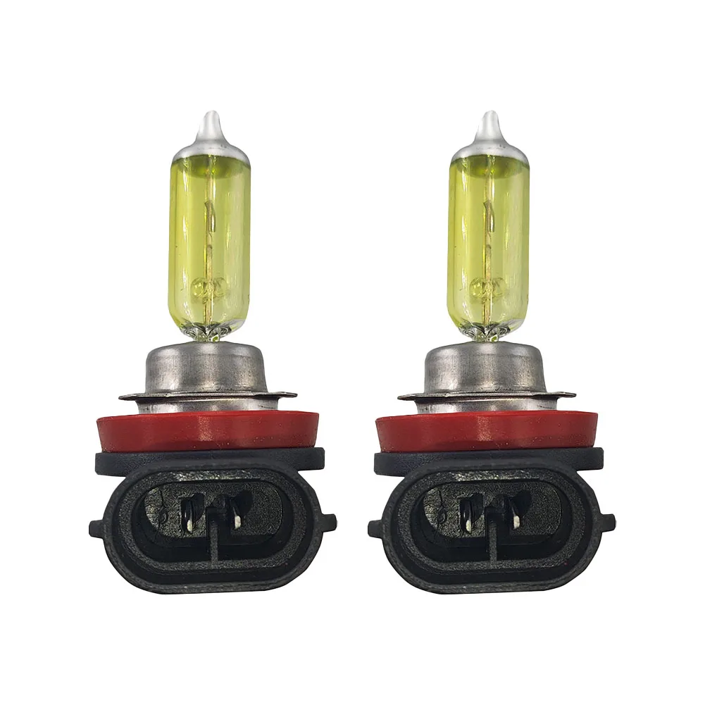 Halogen Bulb Headlights Aluminum Alloy Car Accessories Replacement Simple Design YellowDaytime Running Light Brand New for axial scx24 axi00002 axi00001 axi90081 1 24 transmission case aluminum alloy rc car replacement accessories spare