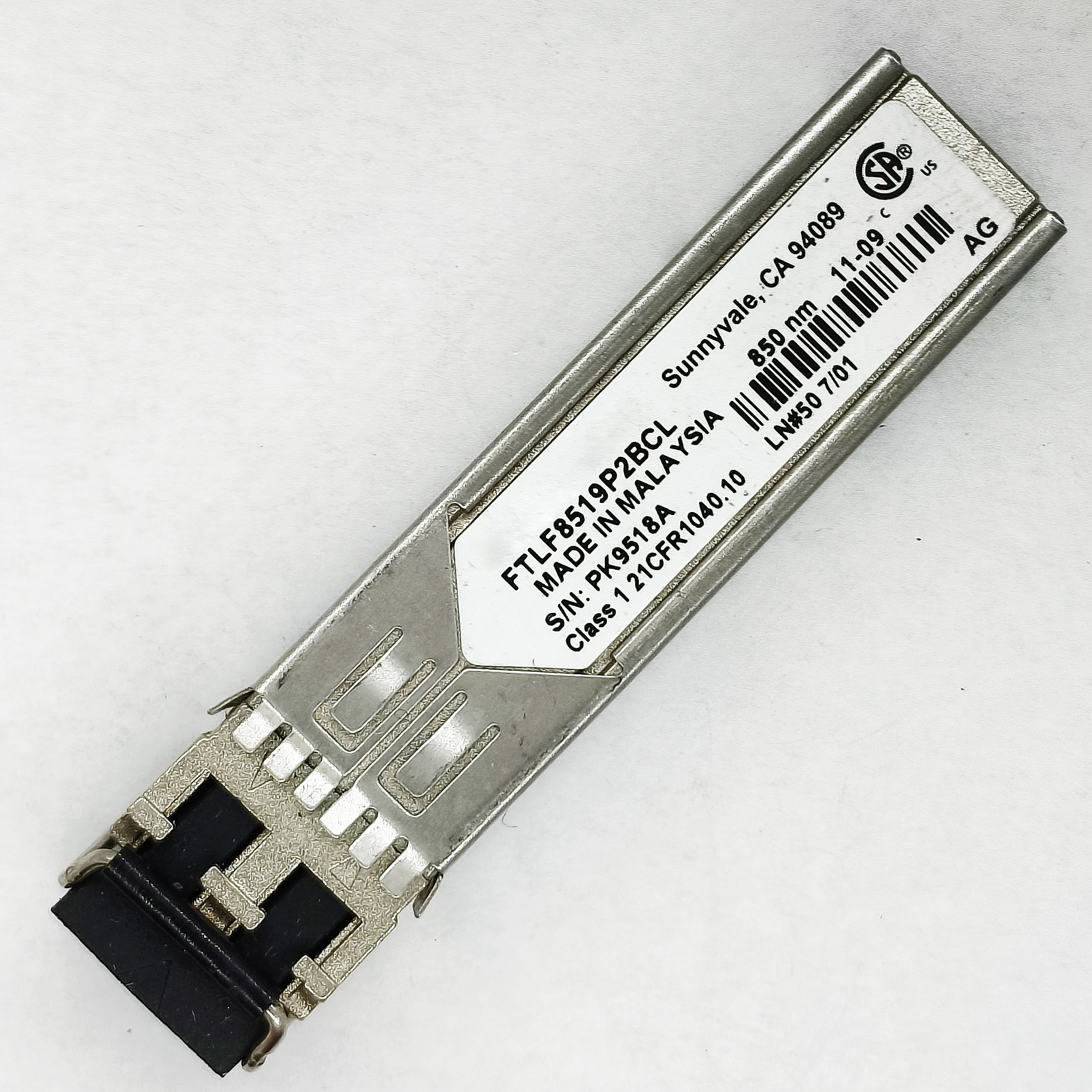 Genuine For Finisar FTLF8519P2BCL FTLF8519P2BNL FTLF8519P2BNL-HW 2G 850nm 550m MMF LC Refuribished Transceiver Optical Module