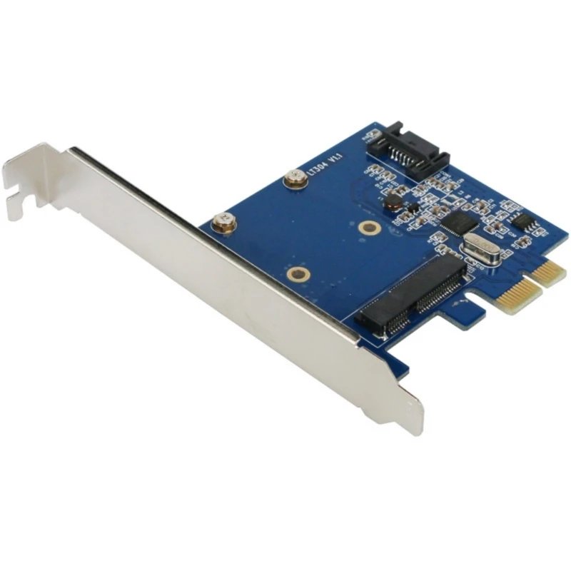 Best Seller Computer Component PCIE to MSATA SATA3.0 Converters Card for Enhanceds Desktop Performances